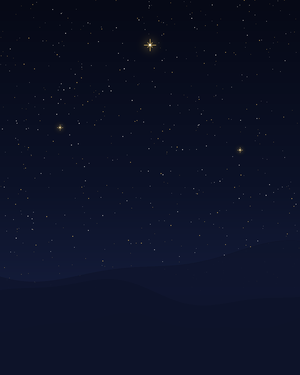 Starfall — desert night fine art print, part of the Desert Nights trio